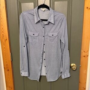 Passport Blue Button-Down Shirt